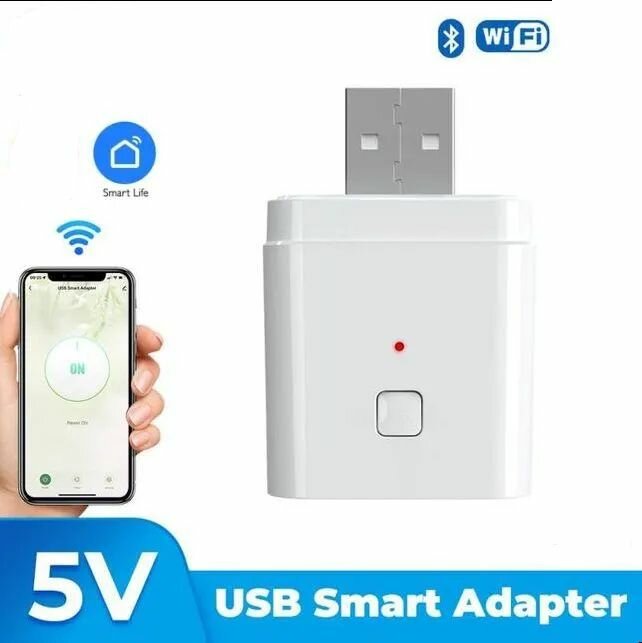 фото Умный USB-адаптер питания WI-FI Tuya Smart 5V 2A
