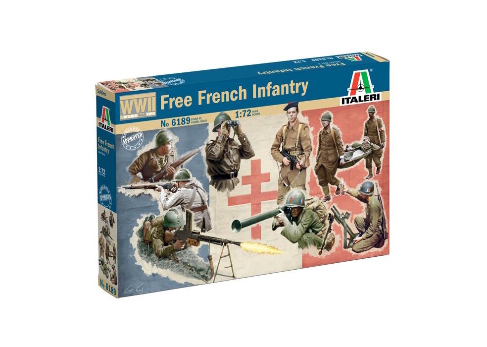 Фигуры FREE FRENCH INFANTRY (1:72) ИТ6189