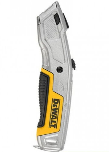 Нож DEWALT с фиксированным корпусом и выдвижным лезвием, - фото №4