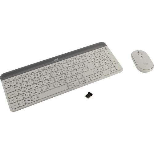 Клавиатура и мышь Wireless Logitech 920-009207 USB, клавиатура: белая, 104 клавиши; мышь: белая, 1000 dpi, 3 кнопки - фото №19