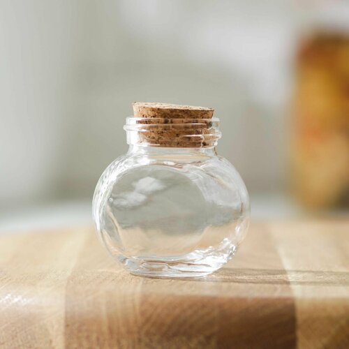 Стеклянная масленка Эко - 50 мл 54 см стекло - баночка для массажных эфирных и ароматических масел косметическое масло в подарок 472₽