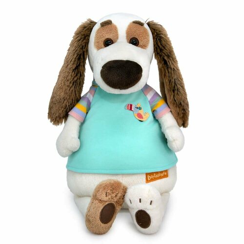 Мягкая игрушка BUDI BASA Собака Бартоломей в футболке с туканом Bart33-055