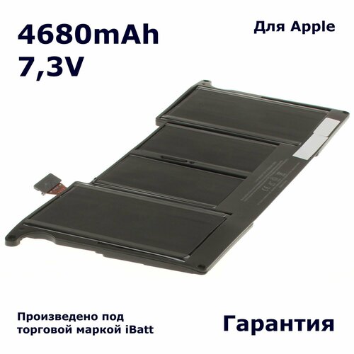 Аккумулятор iBatt 4680mAh, для 020-6920-A 01 020-7376-A 661-6068 A1406 BH302LL/A CS-AM1370NB iB-A1358