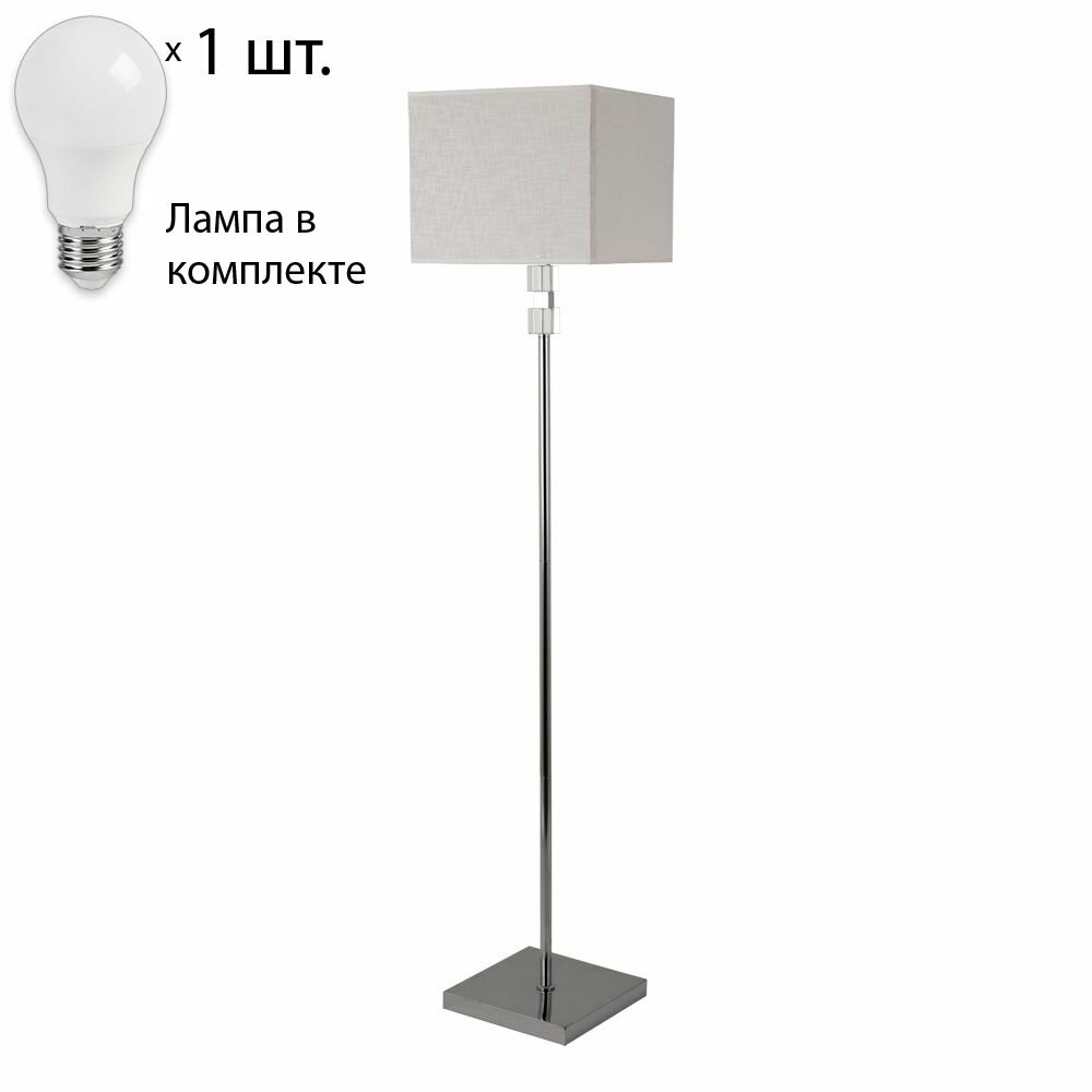 Торшер с лампочкой Arte Lamp North A5896PN-1CC+Lamps394056