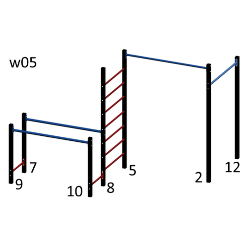 Спортивная площадка Workout w05