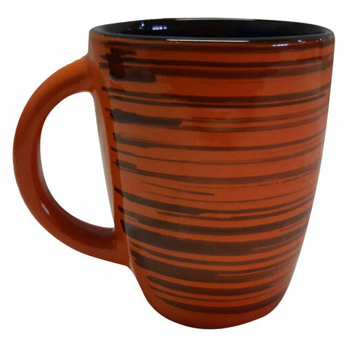 Кружка борисовская керамика оранжевая полоска 350мл керамика 861₽