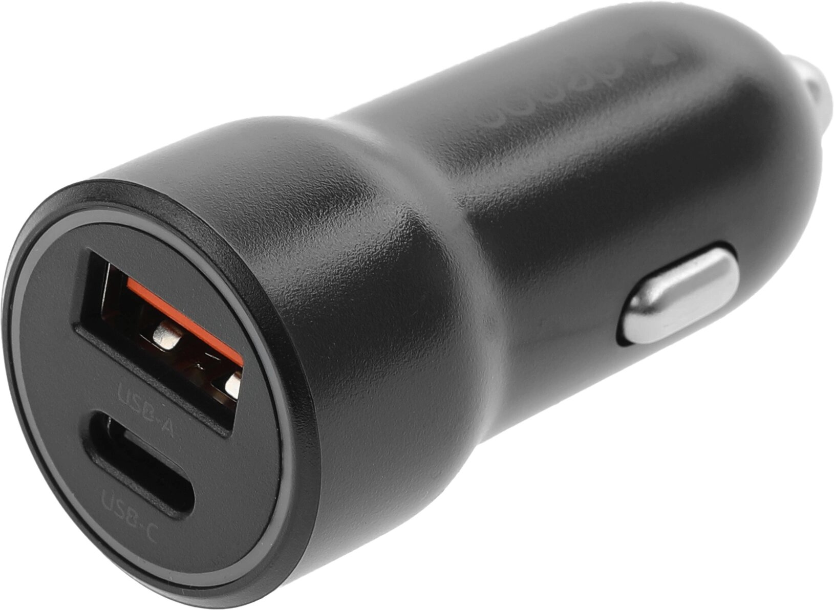 Автомобильное зарядное устройство DEPPA , USB + USB type-C, 3A, черный - фото №9