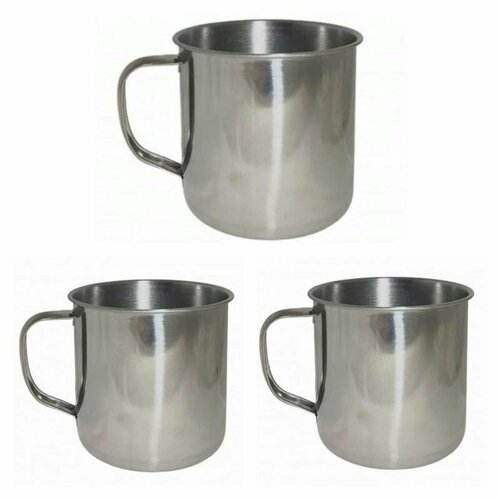 МФК Кружка из нержавеющей стали, 450 мл, 3 шт