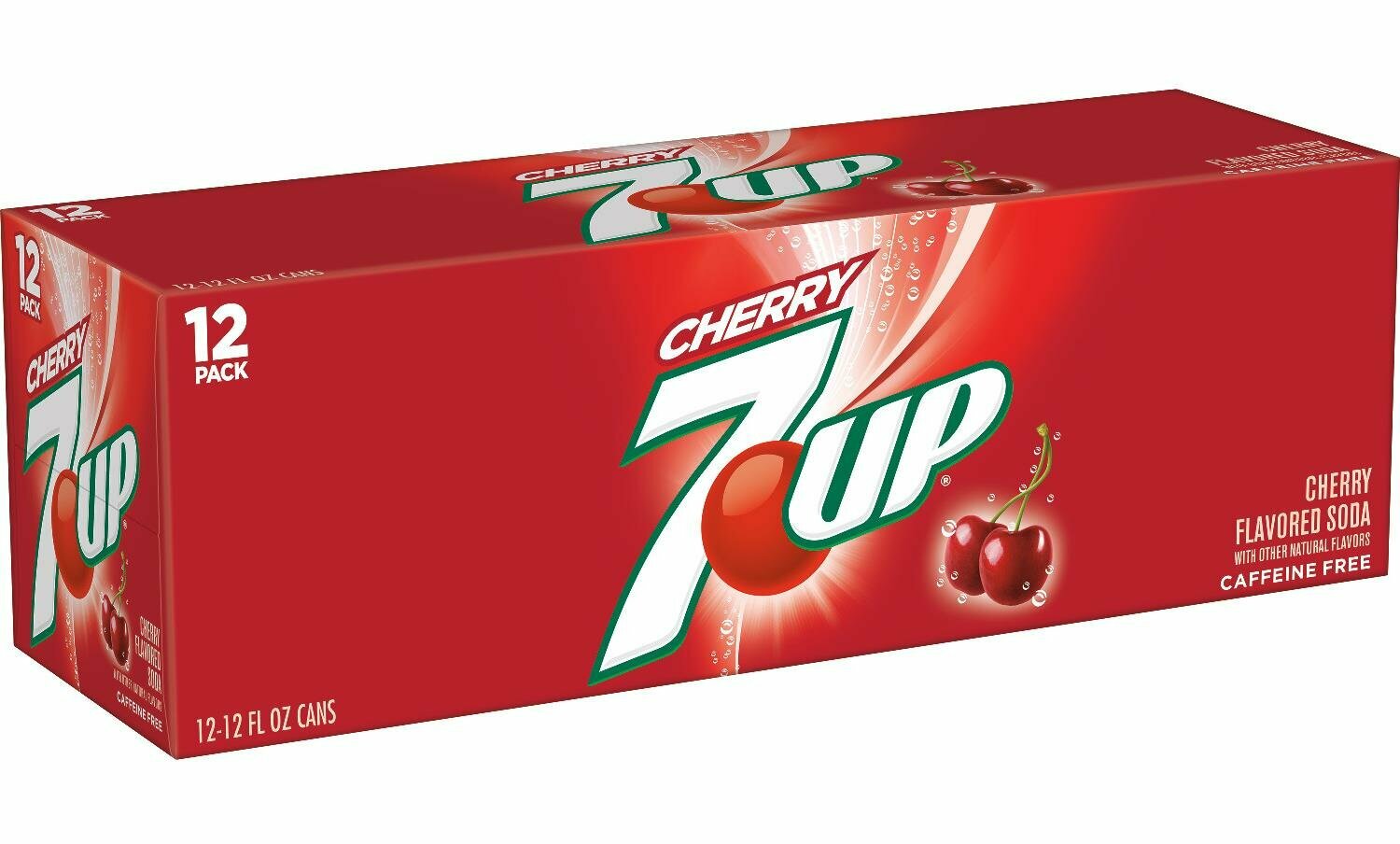 "7UP Вишня" газированный напиток в металлической банке 12 штук