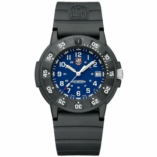 Наручные часы Luminox, черный наручные часы luminox xb 3797 km bear grylls survival land 3780 series