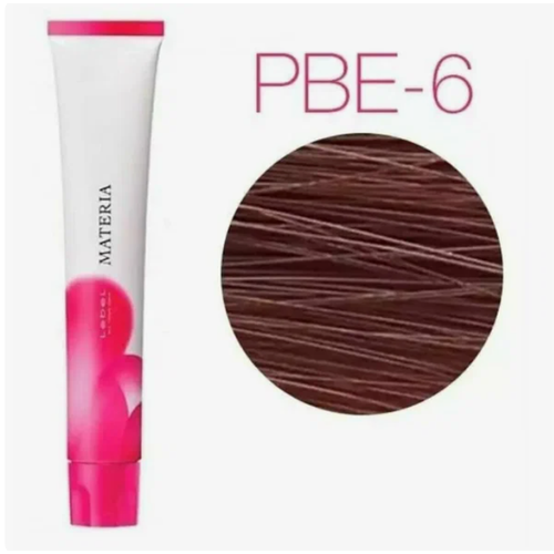Lebel Краска для волос MATERIA PBE6 80 ГР lebel cosmetics materia g cb 3 перманентный краситель 120 гр