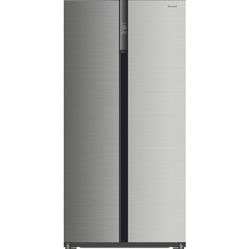 Холодильник Weissgauff WSBS 590 NoFrost Inverter Premium Inox Glass двухдверный 3 года гарантии Ширина 91 см Большой объём Ионизация воздуха Тихий режим работы Мощность замораживания 12 кг сутки Сенсорное управление LED освещение А 12599000₽