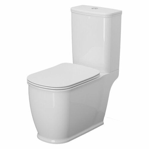 Унитаз компакт Ambassador Royal 267K19001S с сиденьем микролифт белый