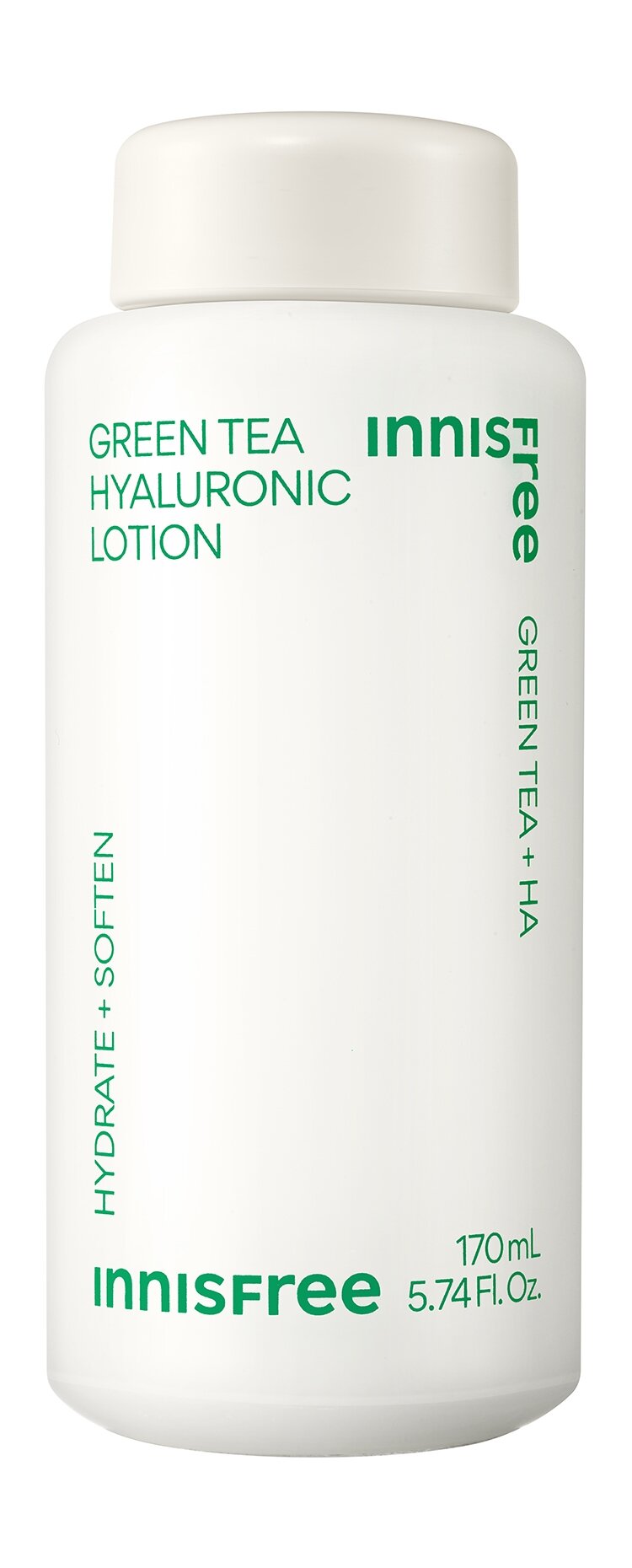 Гиалуроновый лосьон для лица с экстрактом зеленого чая Innisfree Green Tea Hyaluronic Lotion 170 мл .