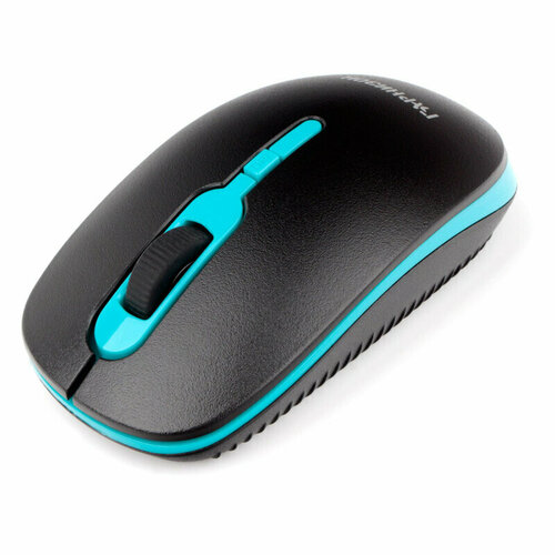 Мышь компьютерная Гарнизон GMW-460-1 WLS черно-бирюз 1600dpi 18842 1918429 66300₽