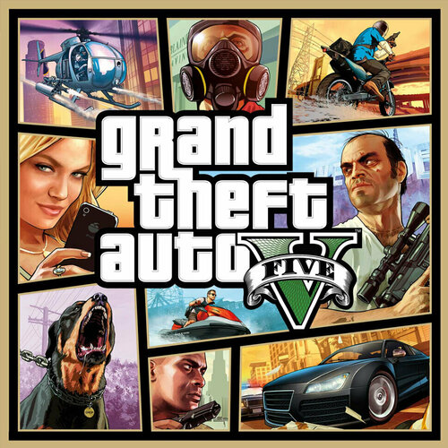 Игра Grand Theft Auto V GTA 5 2022 Xbox Series S, Xbox Series X цифровой ключ, Русские субтитры и интерфейс