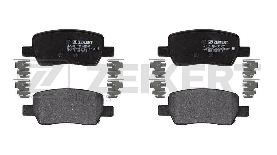 ZEKKERT BS-1264 Колодки торм. диск. задн. Hyundai Santa Fe IV 19- Kia Sorento IV 20-