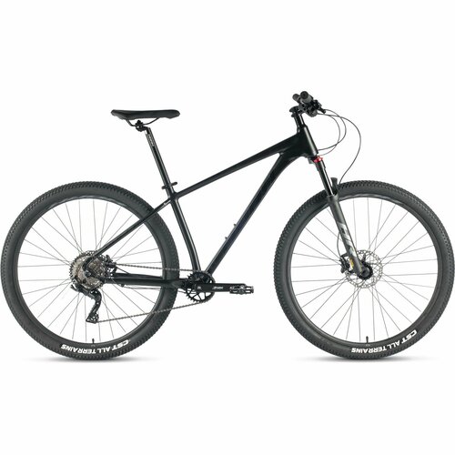 Велосипед горный HORH BULLET BHD 9.1 29" (2024), хардтейл, взрослый, мужской, алюминиевая рама, оборудование Microshift Advent, 9 скоростей, дисковые гидравлические тормоза, цвет Black, черный цвет, размер рамы 19", для роста 180-190 см