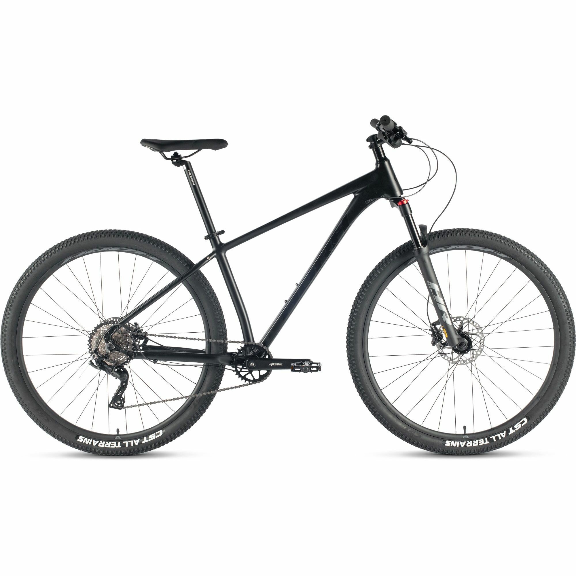 Велосипед горный HORH BULLET BHD 9.1 29" (2024), хардтейл, взрослый, мужской, алюминиевая рама, оборудование Microshift Advent, 9 скоростей, дисковые гидравлические тормоза, цвет Black, черный цвет, размер рамы 17", для роста 170-180 см