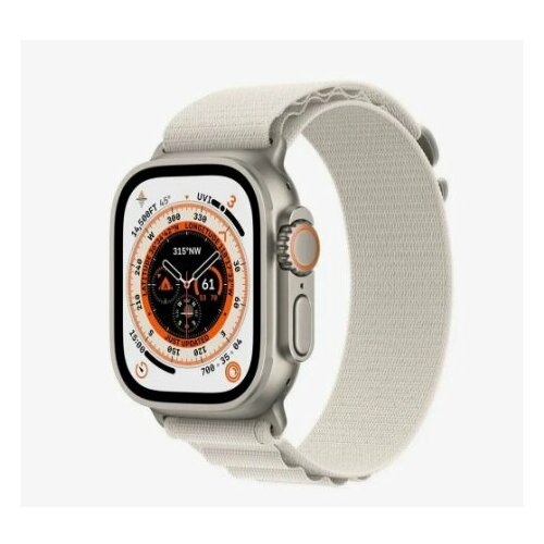 Apple Ultra 49mm Titanium Case Starlinght Alpine Loop L 9600000₽
