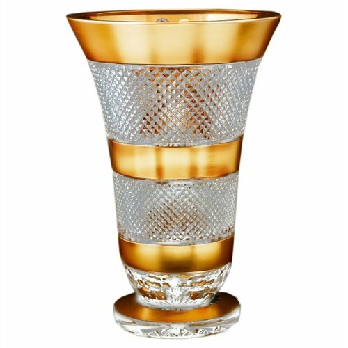 Ваза для цветов 35 см нн Crystal Heart CRYSTAL HEART Матовое золото 115857 41850₽