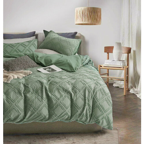 Комплект постельного белья из полисатина VV Viola Зеленый 7600₽