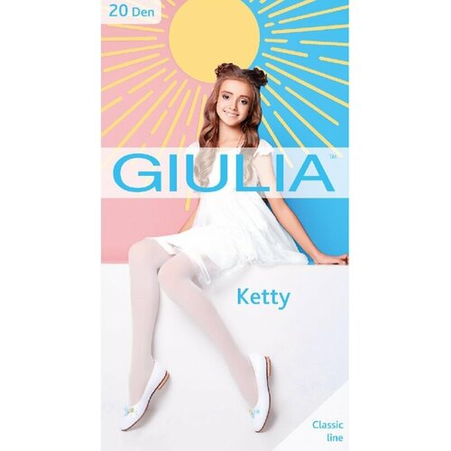 Колготки Giulia ketty, 20 den, размер 152-158, бежевый колготки giulia 20 den размер 152 158 белый