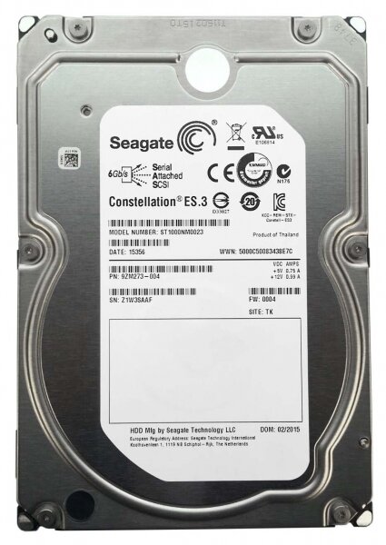 Жесткий диск Seagate 9ZM273 1Tb SAS 3,5" HDD