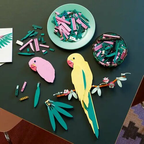 Конструктор 31211 Попугаи Ара, серия ART Fauna
