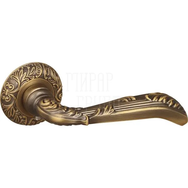 фото Дверные ручки на раздельном основании Fuaro (Фуаро) "BOHEMIA" SM матовая бронза