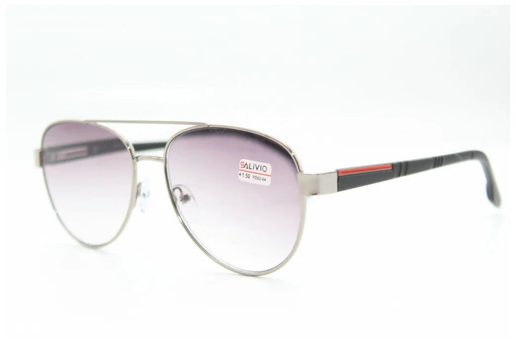 Готовые очки для зрения "Silver Flex" -0,75 (серебро)