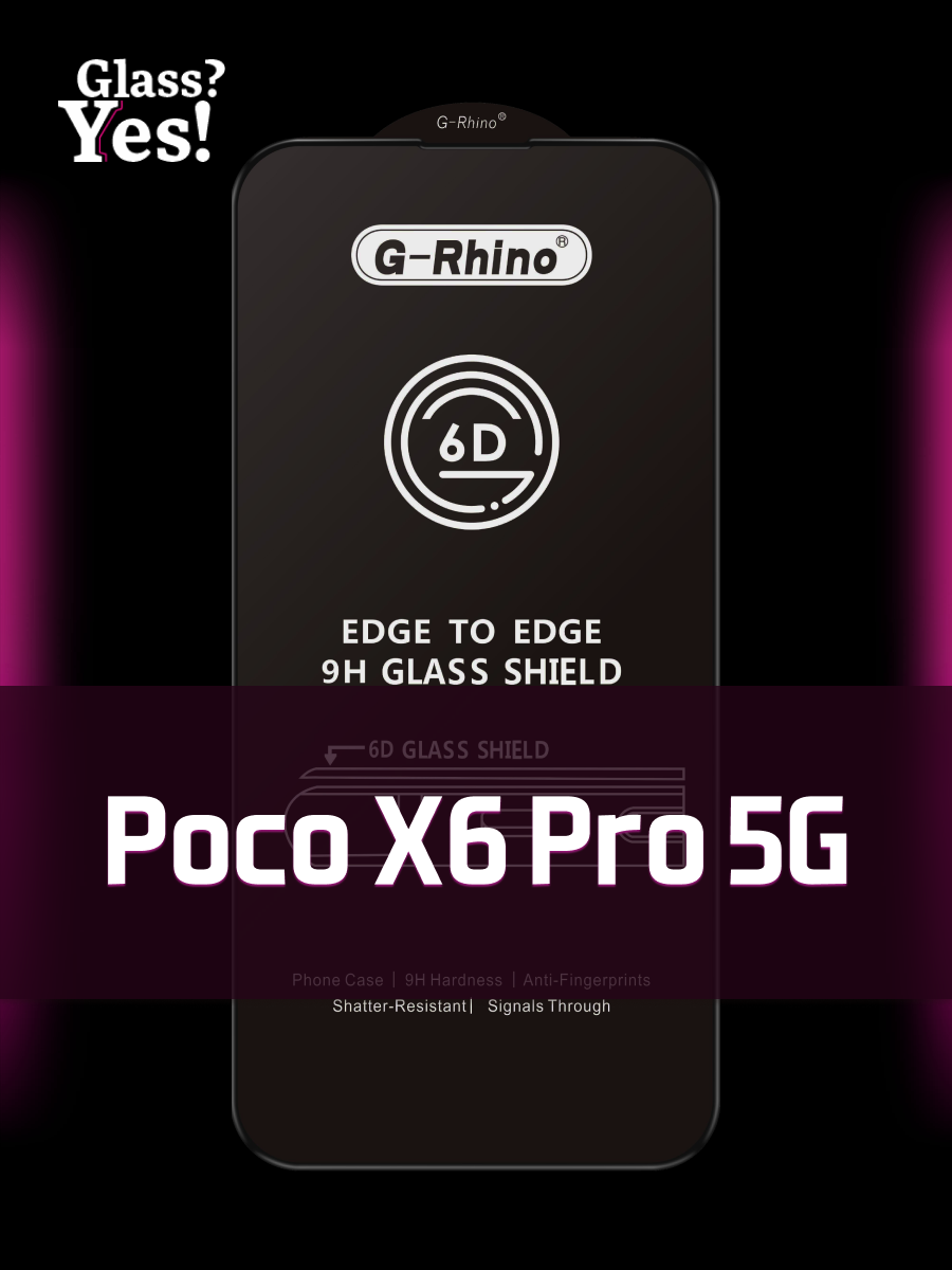 Защитное стекло на Poco X6 pro 5G