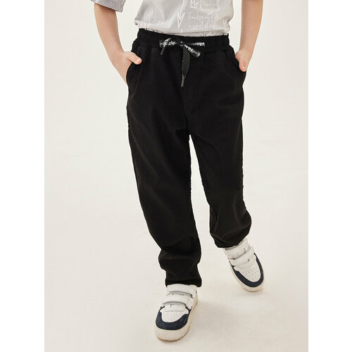Джинсы L'addobbo, размер 116, черный джинсы playtoday прямой силуэт размер 116 черный