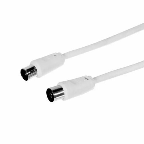 Удлинитель антенный штекер-гнездо 2 м цвет белый 599₽