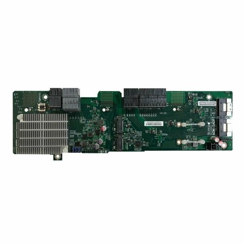 Карта Bypass SuperMicro AOM-SADPT-S Bypass card for serviceable 60/90 Bay Systems, PCI Switch, 2x M.2 (2280/22110) модуль supermicro aom ctg i2sm 12