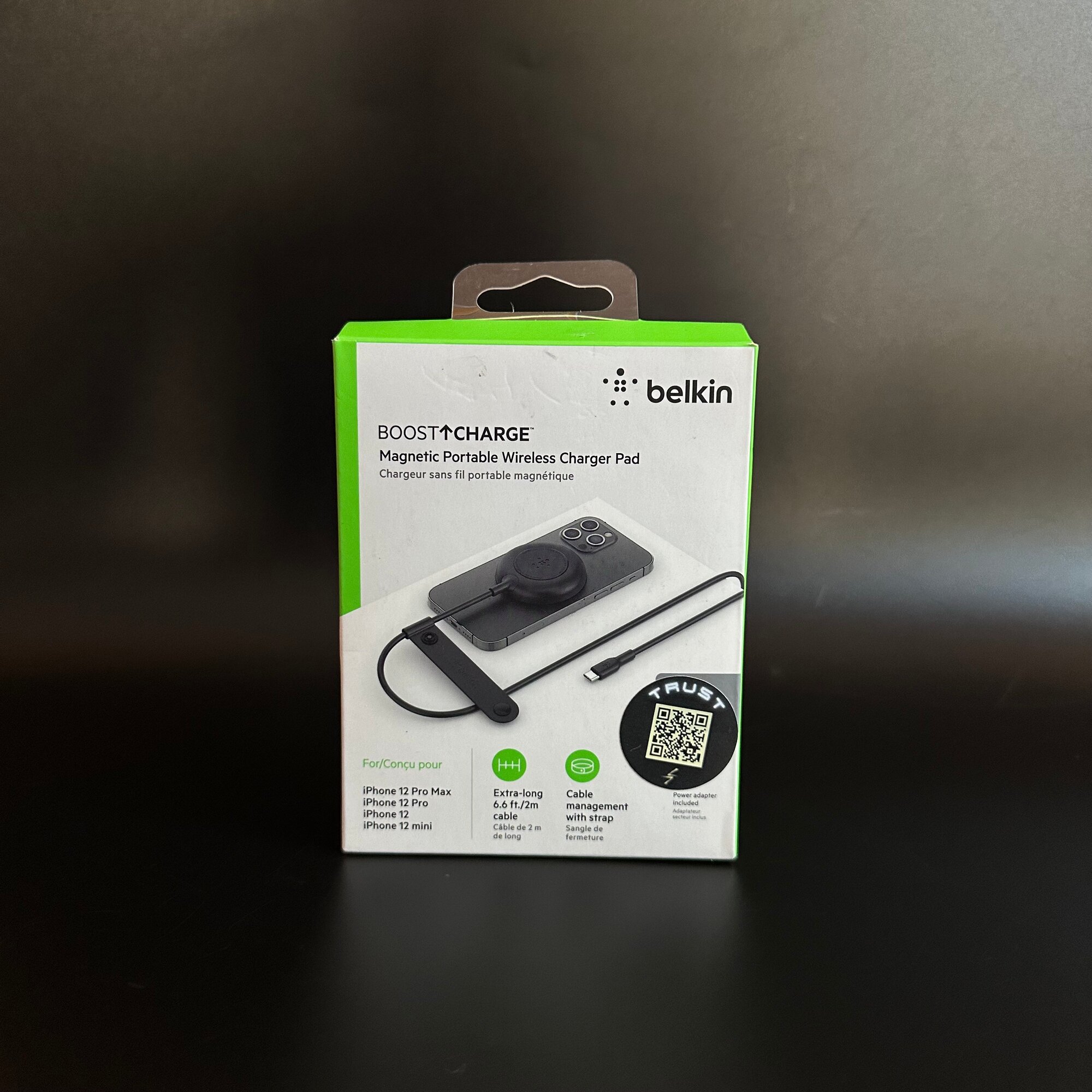 Беспроводное зарядное устройство Belkin , USB-C, 2.1A, черный - фото №8