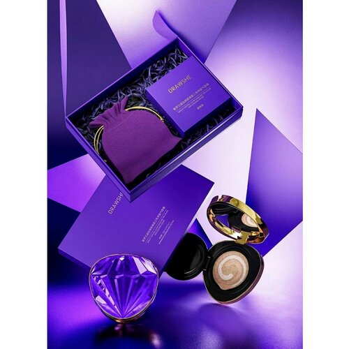 Бриллиантовый кушон для лица подарочный 4в1