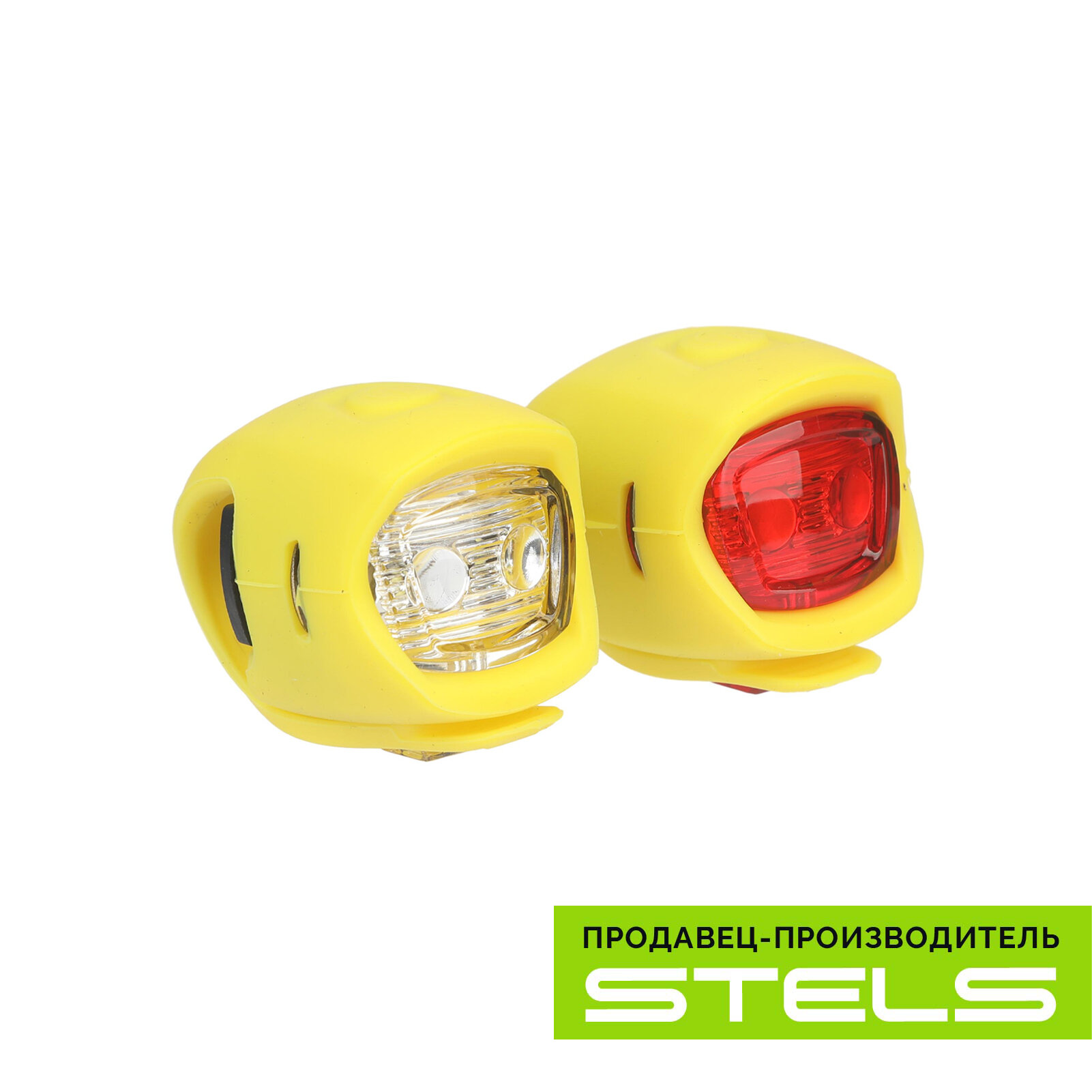 фото Фонари габаритные JY-3204F+JY-3204T передний и задний, комплект, желтые VELOSALE (item:010)