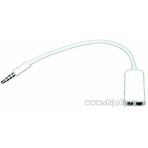 PL1074 Кабель разветвитель Jack 35 4 pin вилка - 2 Jack 35 3 pin розетка длина 015 м 896₽