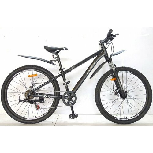 Велосипед 26 NAMELESS J6100D DISK 7-ск ALU рама черныйсерый рама 135 2024г 28239₽