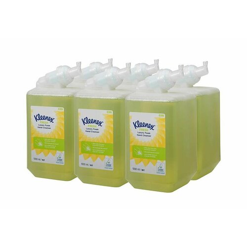 Пенное мыло в кассетах 6386 Kleenex Fresh Luxury от Kimberly-Clark Professional 6 кассет по 1 л 6000₽