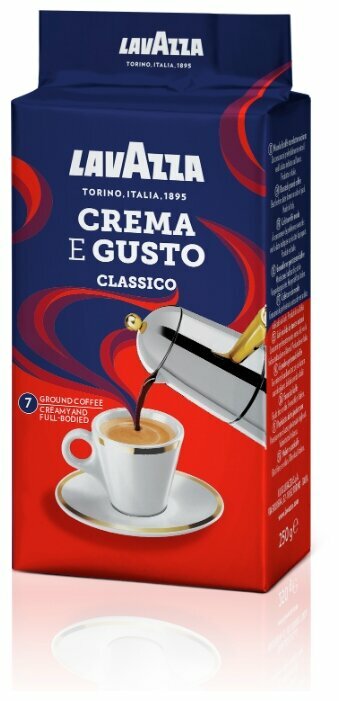 Кофе молотый Lavazza Crema E Gusto (3876)