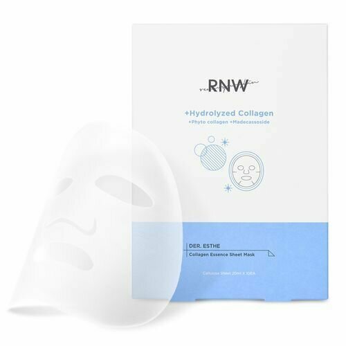 RNW Набор тканевых масок для лица Der Esthe Сollagen Essence Sheet Mask 10 шт 4190₽