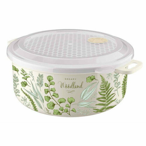 Емкость бытпласт phibo 31л 23х274х107см круглая с ручками и паровыпуском пластик 1085₽