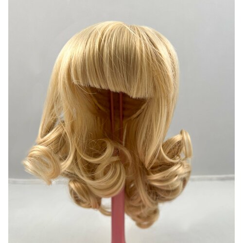 Парик Bambicrony Wig CW-007 (длинный с челкой, блонд, 15 см) длинный женский парик омбре волнистые волосы с челкой русый