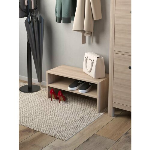 Обувница в прихожую деревянная открытая