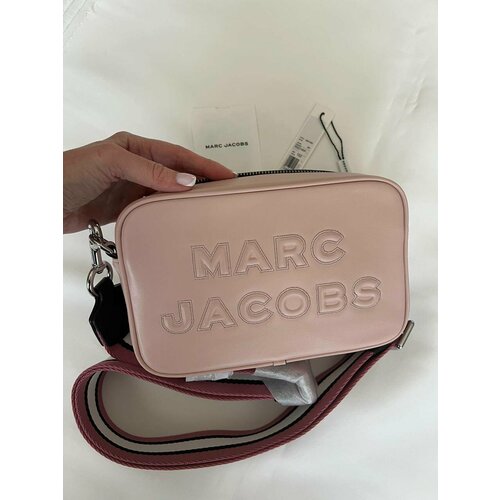 Сумка кросс-боди MARC JACOBS, фактура гладкая, перфорированная, матовая, желтый patent leather bag female 2020 new korean version of the wild diamond crossbody bag chain bag fashion small square bag