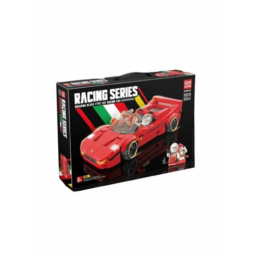 Конструктор Racing Series Спорткар красный с фигурками 888₽