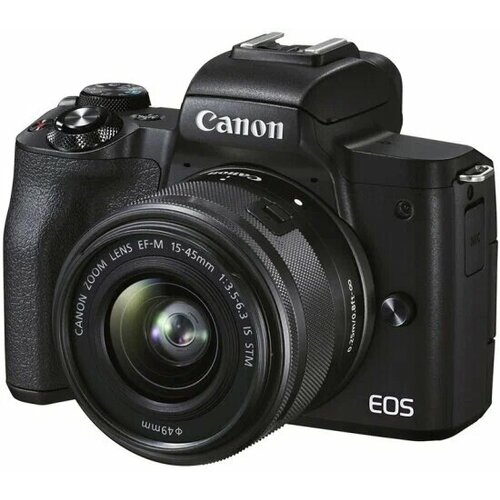 Фотоаппарат CANON EOS M50 II KIT 15-45 MM BLACK черный 9999900₽