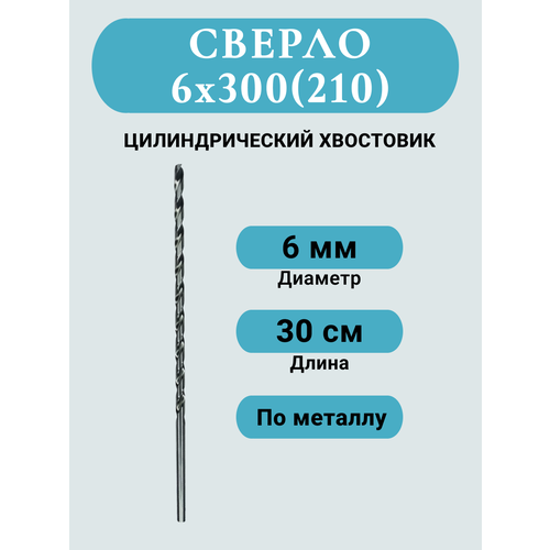 Сверло по металлу цх особо длинная серия 6300210 672₽